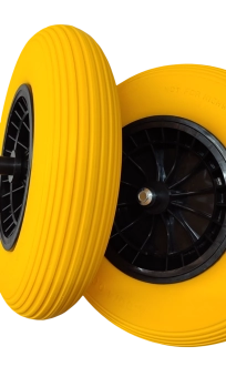 Колесо надувное для тачки 4.80/4.00-8 Желтое