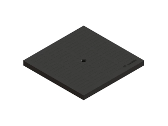 Крышка пластиковая PolyMax Basic для дождеприемника 300х300 А15 (280x280x30)