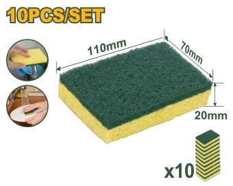 Губка для затирки швов 110*70*20 mm 10 штук  JDGSP2901 Jadever