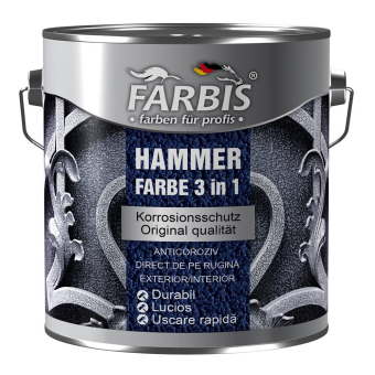 Краска FARBIS Hammer Silver 2.5л