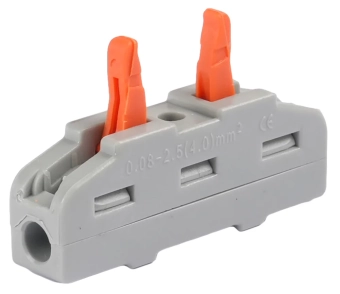 Клеммная колодка соединительная  с рычагом универсальная 0,08-2,5