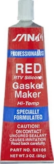 Герметик термостойкий; Красный. 343 C°; Red RTV Silicone Gasket Maker