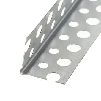 Уголок алюминиевый перфорированный 25х25х2500мм