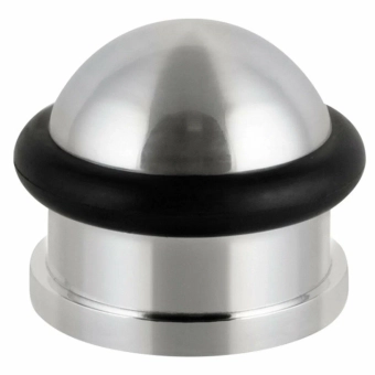 Стопор дверной напольный 30x28мм винтового крепления, хромированный