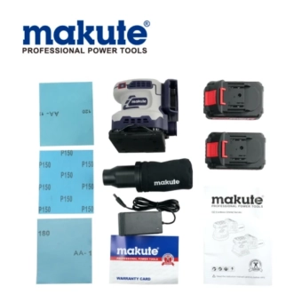 Шлифовальная машинка орбитального типа на аккумуляторе, 20V, 140*115mm, COS1401, Makute