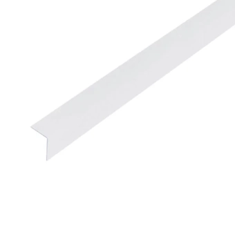 Уголок пластиковый для обоев белый 15х15мм