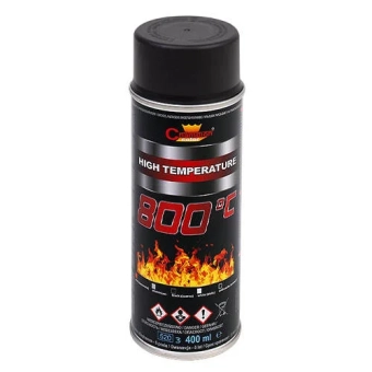 Эмаль термостойкая CHAMPION 800℃ черная (RAL9011), 400мл