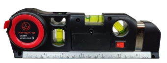 Строительный уровень Laser Level Pro 3 с лазером и рулеткой