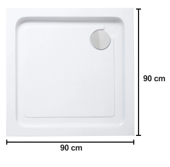 Душевой поддон 90x90cm H17cm SG Stelle Banyo Турция