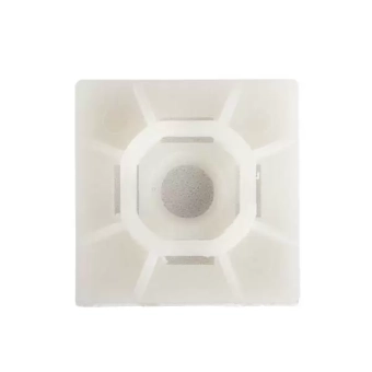 Монтажное основание 20х20 для приклеивания стяжек, белое