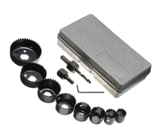 Набор режущих коронок для ГКЛ (19мм, 22мм, 29мм, 32мм, 38мм, 44мм, 51мм, 64мм) EP-10220, Epica Star