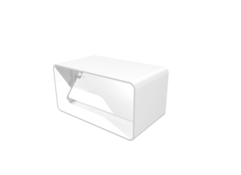 Соединитель прямоугольных воздуховодов с обратным клапаном 6*12 см, прямой, ERA