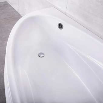 ВАННА JOANNA NEW 1500Х950 ПРАВАЯ АСИММЕТРИЧНАЯ С ПАНЕЛЬЮ