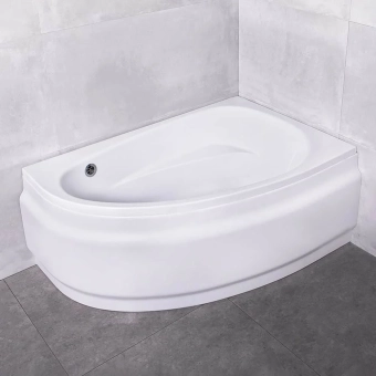 ВАННА JOANNA NEW 1500Х950 ПРАВАЯ АСИММЕТРИЧНАЯ С ПАНЕЛЬЮ