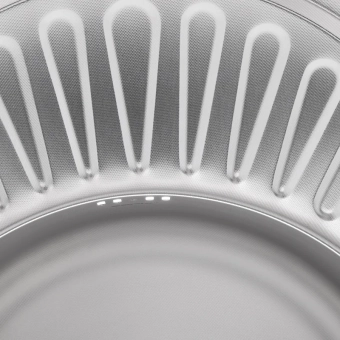 Мойка кухонная ZERIX Z5745-06-180D (decor) правая