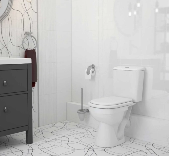 Унитаз Keramin  RIVA MS INCOER 1 BUTON ALB 1C