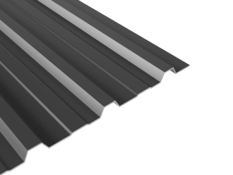 Профилированный лист (профнастил) длина - 1,5м Антрацит серый RAL7016  тип - H-12 Матовый Roofart
