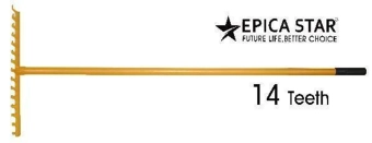 Грабли с металлической рукояткой 14T, EP-50452, Epica Star