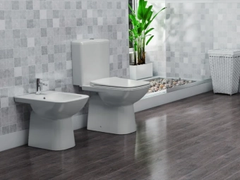 Компакты пристенные Duru+Cap.Duroplast Slim Turkuaz Seramik 