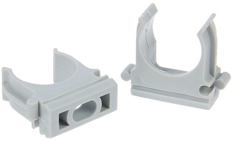 Элемент крепежа для труб и кабеля Ø32мм, клипса без дюбеля, Wave, (25шт)