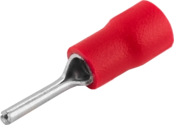 Изолированный наконечник штыревой  1,5-2,5 кв.мм, красный