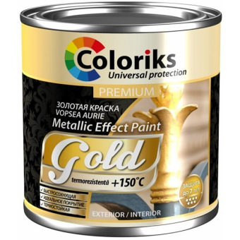 Краска Золотая COLORIKS /0.250л