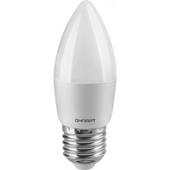 Лампа светодиодная OLL LED 12W E27 6500K C37 Candle ONLAIT 90059