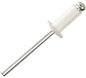 Заклепка 4,0x10 RAL9010 белый AL/ST 50шт