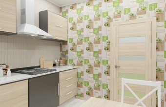 Обои влагостойкие  0,53*10 С1БР-ГП AVOCADO K8