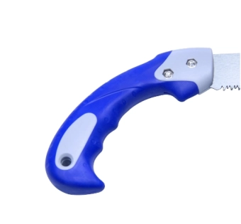 Ножовка садовая для обрезки кустов и деревьев, сталь 65Mn, 250 мм, ручка ABC/TPR, Sali