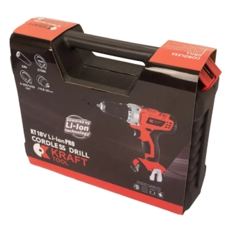 Шуруповерт на аккумуляторе 18 В, 2 Ач, Master KraftTool