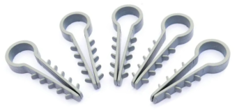 Дюбель зажим для круглых кабелей - Ø10mm, тип "Ёлочка", Wave, (100шт)