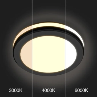 Светильник LED 20W 3CCT PL-CL20H9Y3CCT-BL 230V IP65 черный