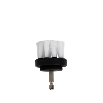 Набор щеток 2"/ 3,5"/ 4"для дрели для уборки с мягкой щетиной 3шт, белые Profmet