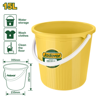 Ведро пластиковое 15L  JDBU1315 Jadever