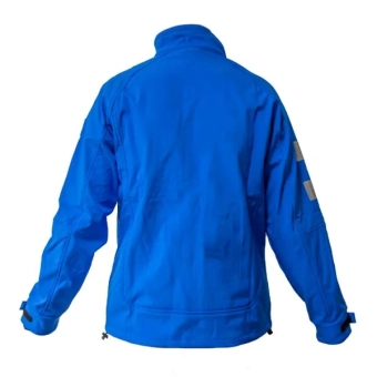 Куртка рабочая, с защитным слоем, 94% полиэстер / 6% спандекс (софтшелл),синяя, M Profmet