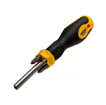 Отвертка с насадками SL 4-5x25, PH1-2x25, PZ1-2x25 Modeco MN-10-103