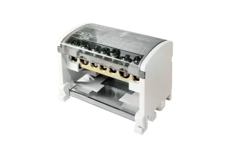 Модульный распределительный блок на DIN-рейку МРБ-100 2P 100A 2X7 групп MegaWatt