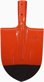 Лопата штыковая закругленная, рельсовая сталь, крашенная S506-1