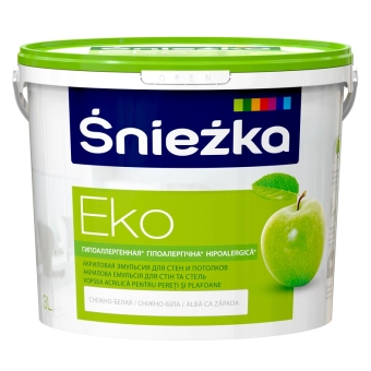 Краска акриловая EKO-SNIEZKA 3 л