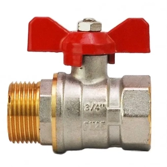 Шаровой кран HYDRO-S, MF, бабочка - 1/2"