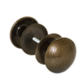 Ручка-кнопка МЕТАЛЛИСТ РК2-2 полимер бронза (аллюминий)