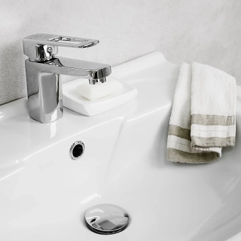 Смеситель для модели умывальника MATEZZI MILO NEW однорычажный, хром