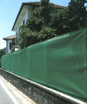 Сетка затеняющая 55%, ширина 2м; длина 100м; Зеленая; Полипропиленовая; Povladar