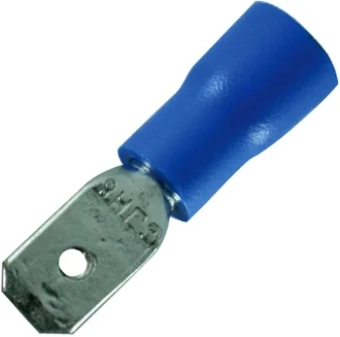 Изолированный разъем штекер dd.m.1,5-2,5 синий