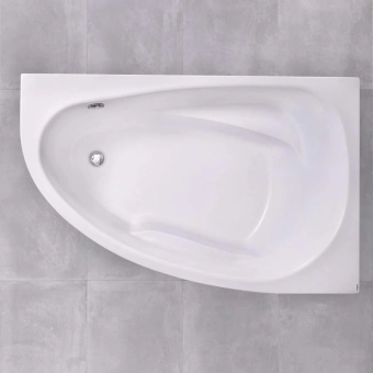 ВАННА JOANNA NEW 1500Х950 ПРАВАЯ АСИММЕТРИЧНАЯ С ПАНЕЛЬЮ