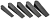Клинья монтажные пластиковые дистанционные 8x9x38мм, Wave, (100шт)