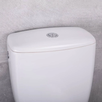 Унитаз Компакт CERSANIT - KASKADA, боковой подвод, горизонтальный, PP