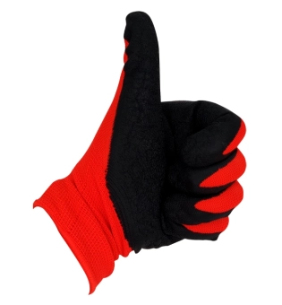 Перчатки красно-черные с пропиткой 56g, EP-50411, Epica Star