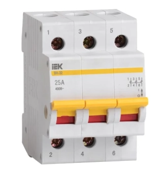 Выключатель нагрузки ВН-32 3P 25А IEK